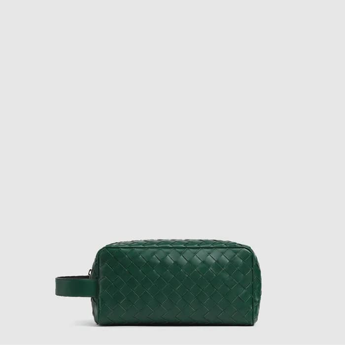 보테가 베네타 남성 인트레치아토 여행용 파우치 - Bottega Veneta Mens In… - 1