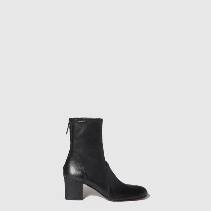 미우미우 여성 나파 가죽 부티 - Miumiu Womens Nappa Leather Boo… - 1