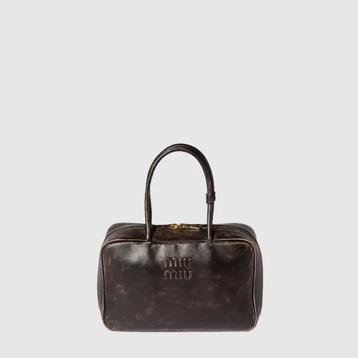 미우미우 여성 가죽 보 백 - Miumiu Womens Beau Bag - mib12174… - 1