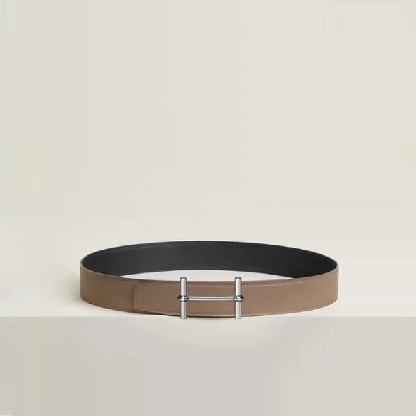 에르메스 남성 H Dancre 버클 리버서블 벨트 - Hermes Mens H Dancre… - 1