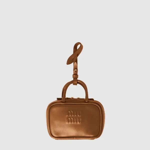 미우미우 여성 가죽 마이크로 보 백 - MiuMiu Womens Leather Micro … - 1