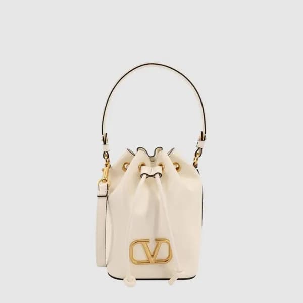 발렌티노 여성 미니 브이로고 시그니처 버킷백 - Valentino Womens Mini V… - 1