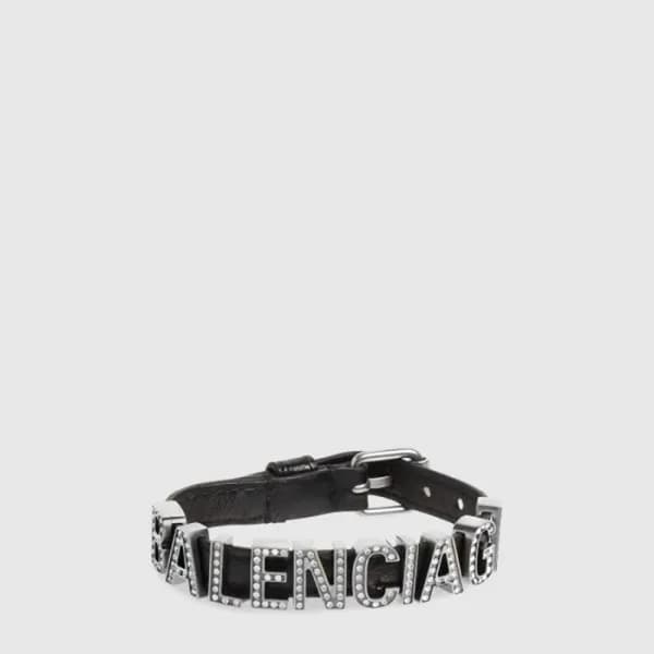 발렌시아가 남/녀 레터링 로고 페스티벌 브레이슬릿 - Balenciaga Unisex Le… - 1
