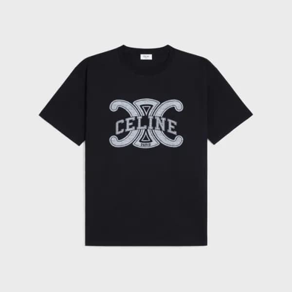 셀린느 남성 반팔 티셔츠 - Celine Mens Round Tshirt - cec1549… - 1