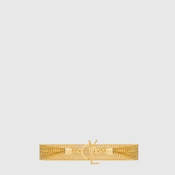 입생로랑 여성 카산드라 체인 브레이슬릿 - Saint Laurent Womens Cassa… - 1