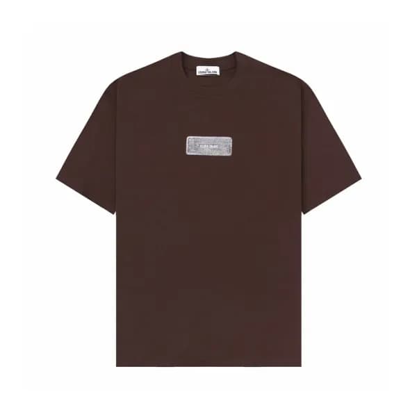 스톤아일랜드 남성 라운드 반팔 티셔츠 - Stone Island Mens Round Tsh… - 1