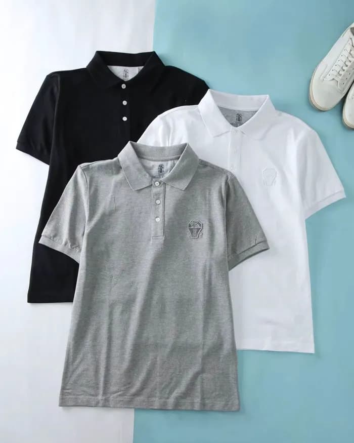 브루넬로쿠치넬리 남성 폴로 티셔츠 - Brunello Cucinelli Mens Polo … - 1