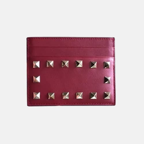 Valentino 2018 Rockstud Leather Card Cace - 발렌티노 신… - 1