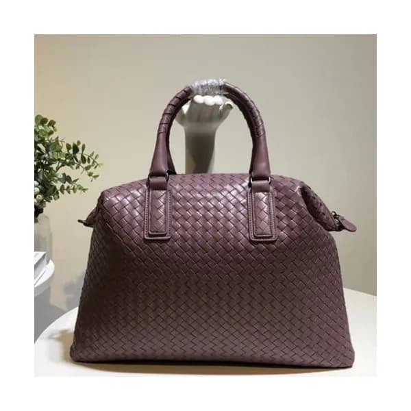 Bottega Veneta Leather Purple Women Tote Shoulder … - 1