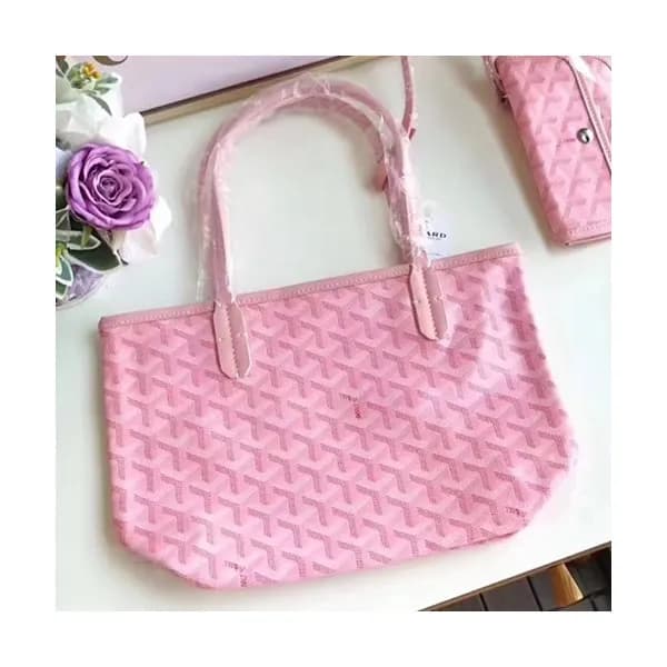 Goyard Leather Pink Tote Shopper Bag,30CM - 고야드 레더… - 1
