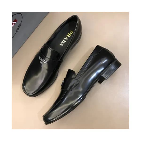 [매장판] Prada 2018 Mens Leather Loafer - 프라다 남성 레더 … - 1
