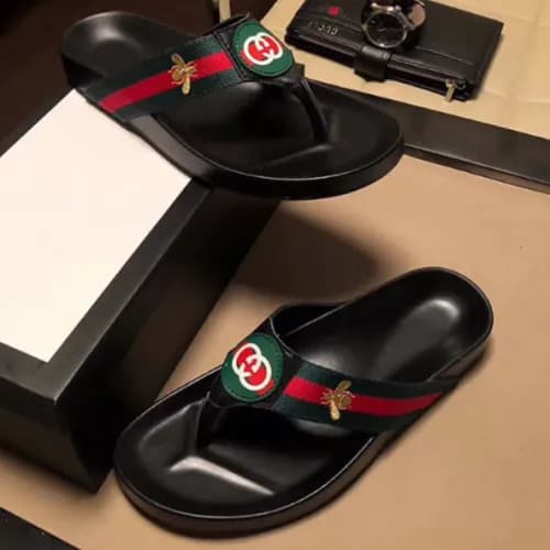 Gucci 2018 Web Samson Honey Bee Flip-flap - 구찌 웹삼선… - 1