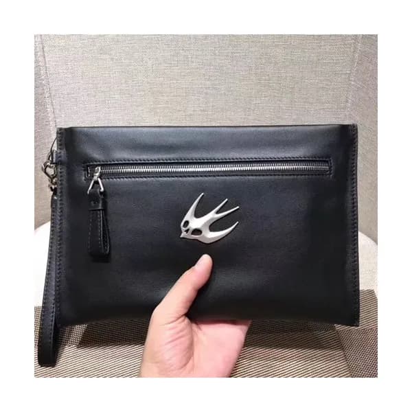 Alexander Mcqueen 2018 Leather Clutch Bag ,28CM - … - 1