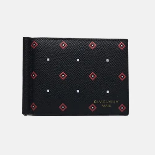 Givenchy 2019 Mens Logo Leather Bifold Wallet/Card… - 1
