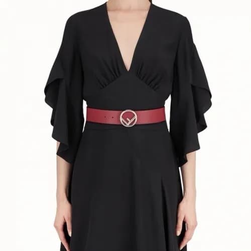 [매장판]Fendi 2019 Ladies Reversible "F" Buckle Leath…