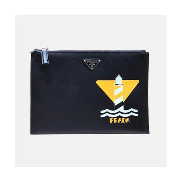 Prada 2019 Saffiano Mens Clutch Bag ,28CM - 프라다 2… - 1