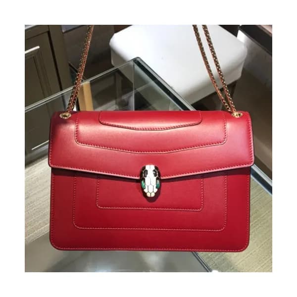 Bvlgari Serpenti Forever Chain Shoulder Bag,28CM -… - 1