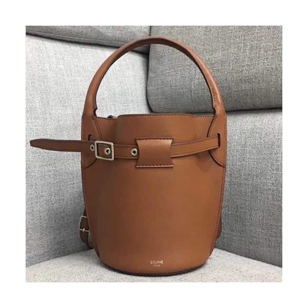 Celine 2019 Leather Nano Bigbag Bucket Tote Should… - 1