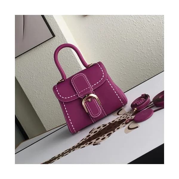Delvaux 2019 Leather Tote Shoulder Bag,20CM - 델보 2… - 1