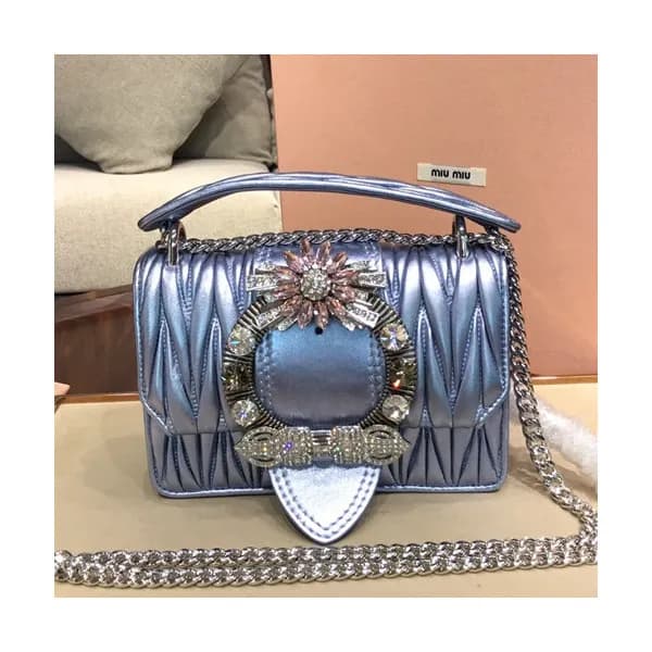 MiuMiu 2019 Lady Shoulder Cross Bag,20cm - 미우미우 20… - 1