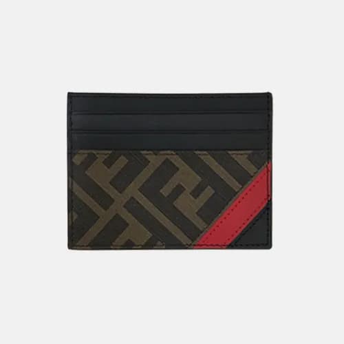 Fendi 2019 Leather Card Purse - 펜디 2019 남여공용 레더 카드… - 1