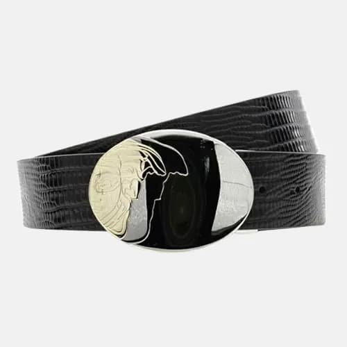 Versace 2019 Mens Leather Belt - 베르사체 2019 남성용 레더… - 1