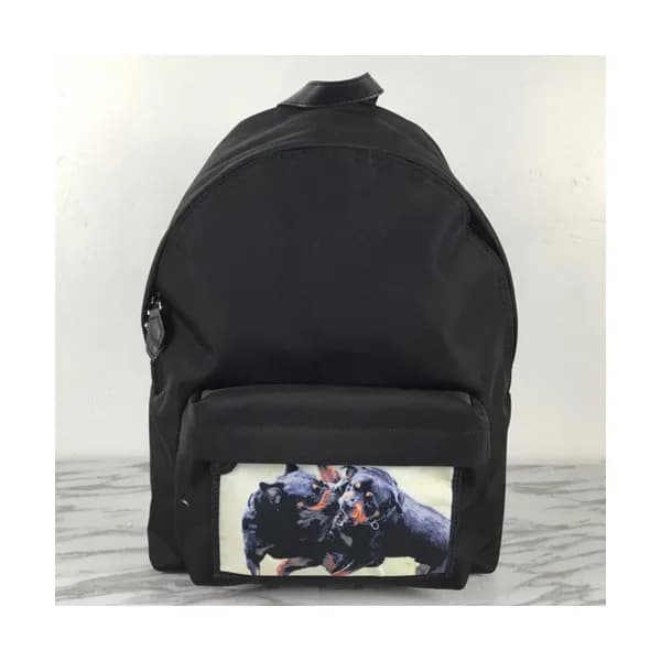 Givenchy 2019 Canvas & Leather Back Pack,41cm - 지방… - 1