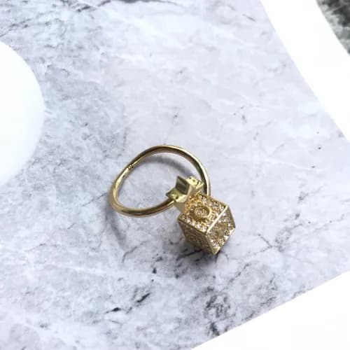 Dior Yellow Gold Ring -디올 여성용 옐로우 골드 반지 dio0039. - 1