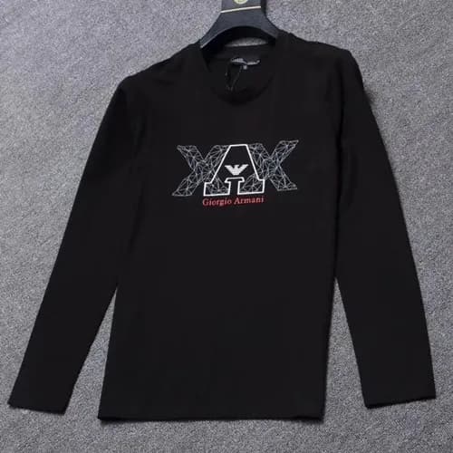 Armani 2019 Mens Cotton T-shirt - 알마니 2019 남성 코튼 긴… - 1