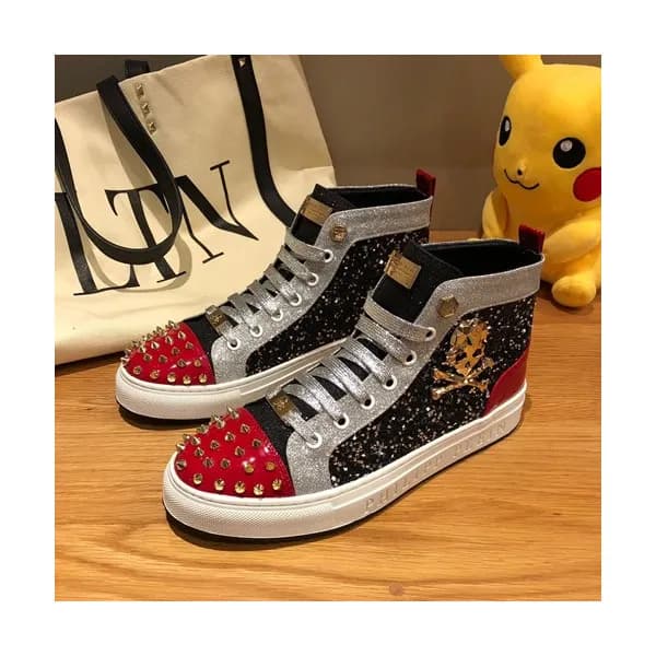 Philipp plein 2019 Mens Leather Sneakers - 필립플레인 … - 1