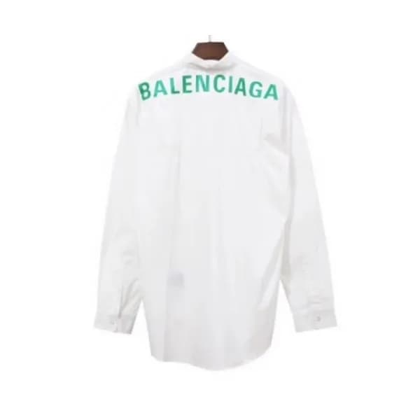 Balenciaga 2019 Mens Logo Oversize Cotton shirt - … - 1