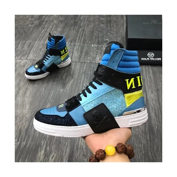Philipp plein 2019 Mens Leather Sneakers - 필립플레인 … - 1