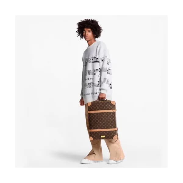 [매장판]Louis vuitton 2019 Mens Logo Crew - neck Over… - 1