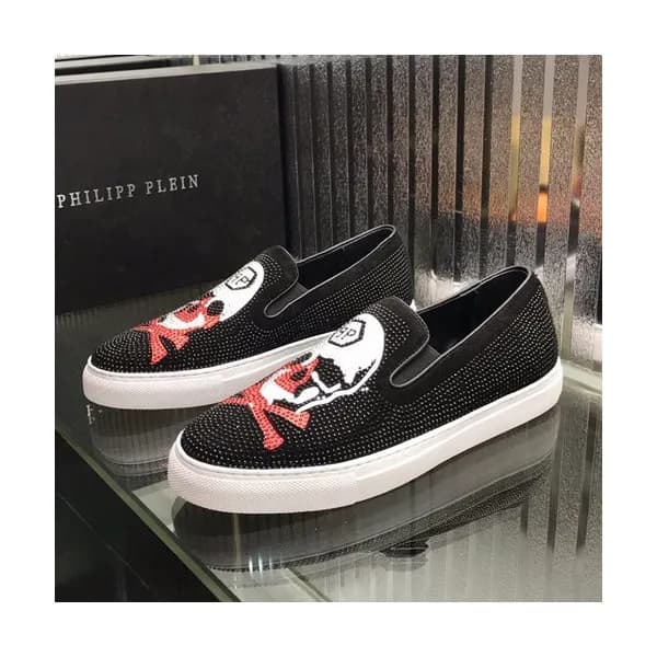 Philipp plein 2019 Mens Leather Slip On - 필립플레인 2… - 1