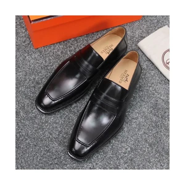 Hermes 2019 Mens Leather Loafer - 에르메스 2019 남성용 레더… - 1