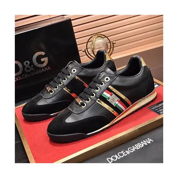 Dolce&Gabbana 2019 Mens Leather Sneakers - 돌체앤가바나… - 1