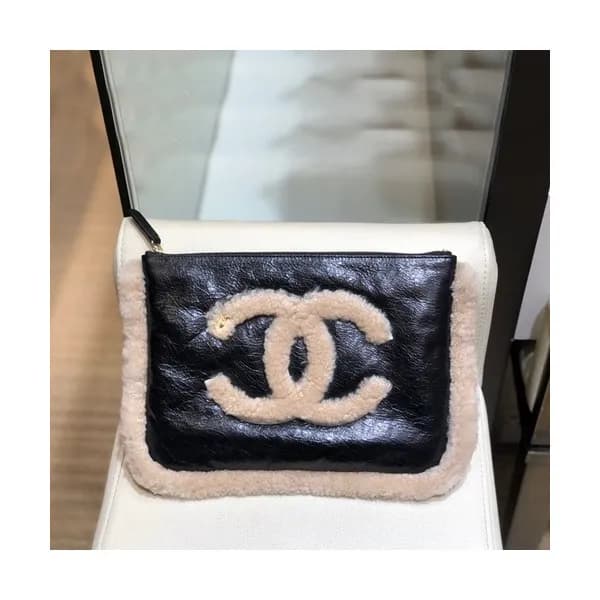 Chanel 2019 Women Leather Clutch Bag,28cm - 샤넬 201… - 1