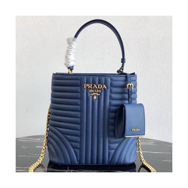 Prada 2019 Double Saffiano Tote Shoulder Bag,23cm… - 1