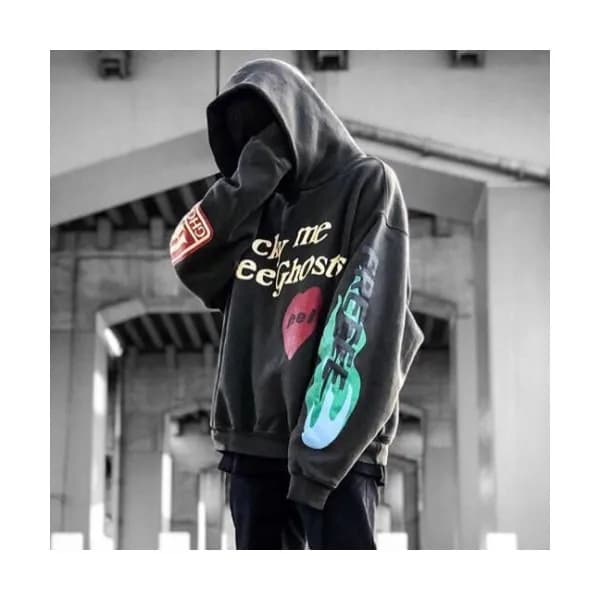 Kanye west 2019 Mm/Wm Logo Oversize Cotton Hooded … - 1