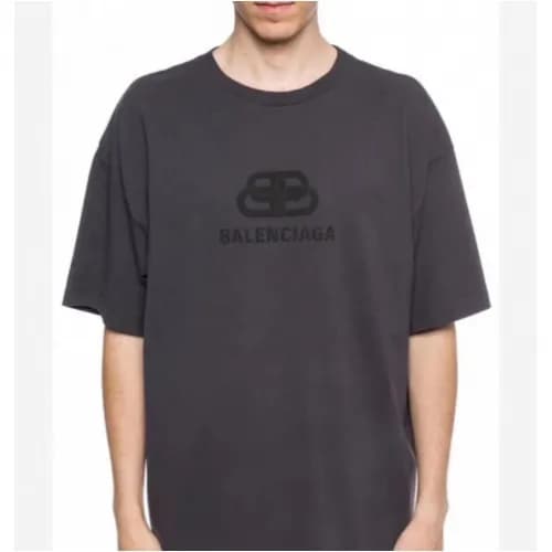 [발렌시아가]Balenciaga 2019 Mm/Wm Logo Cotton Short Sle… - 1