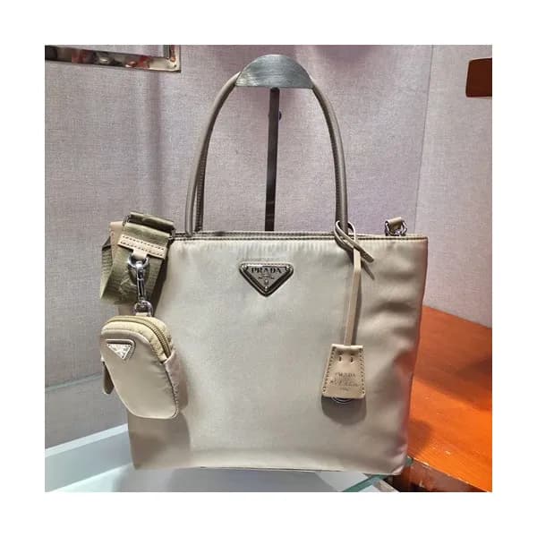 Prada 2019 Nylon Tote Shoulder Shopper Bag,25cm -… - 1