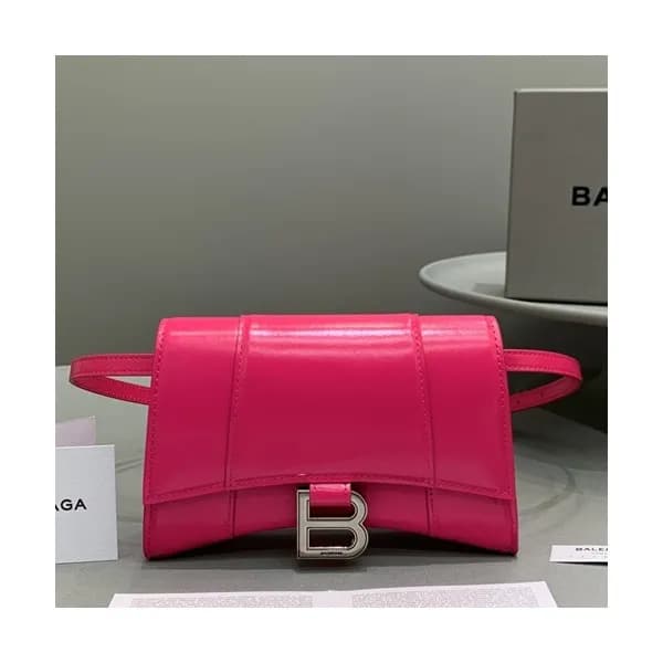 Balenciaga 2019 Leather Hip Sack Belt Bag,18CM - 발… - 1