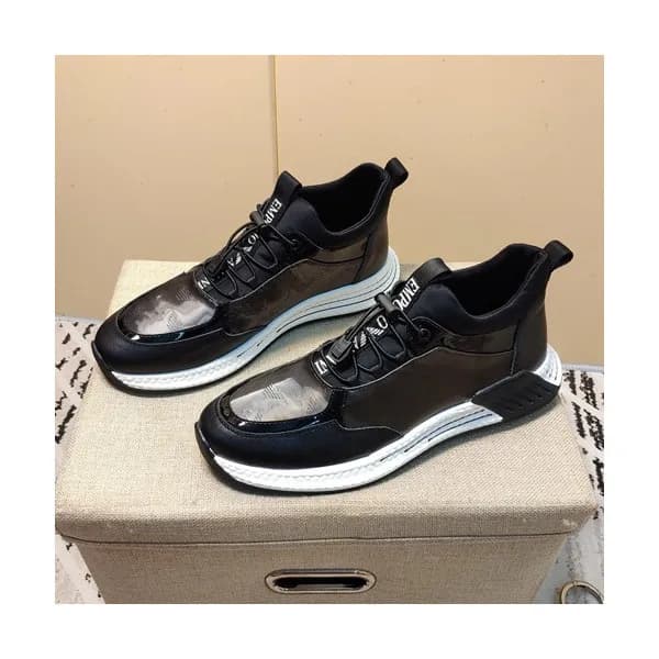 Armani 2019 Mens Leather Sneakers - 알마니 2019 남성용 … - 1