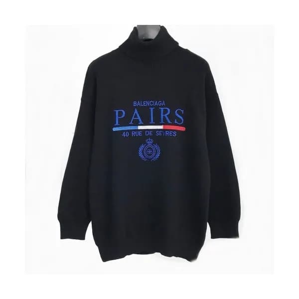 [발렌시아가]Balenciaga 2020 Mm/Wm Logo Turtle-neck Wool… - 1