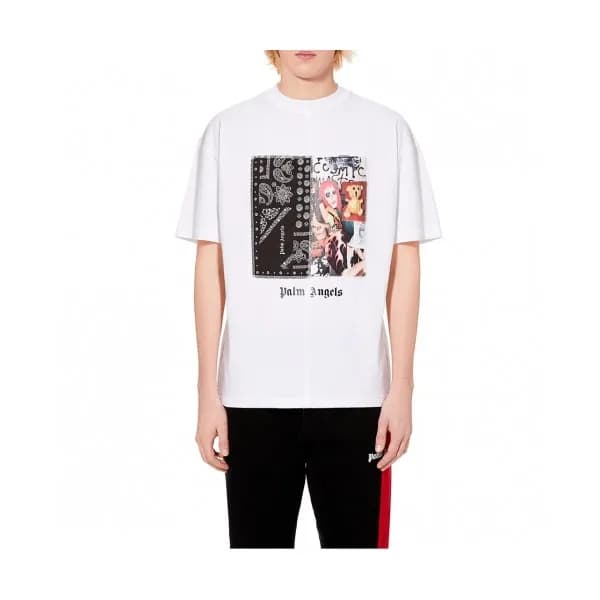 [팜 엔젤스]Palm Angels 2020 Mm/Wm Logo Cotton Short Sl… - 1