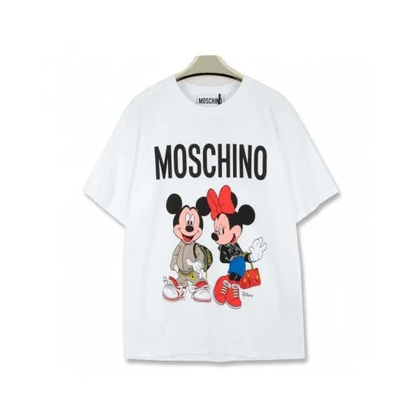 [모스키노]Moschino 2020 Mm/Wm Logo Cotton Short Sleeve… - 1