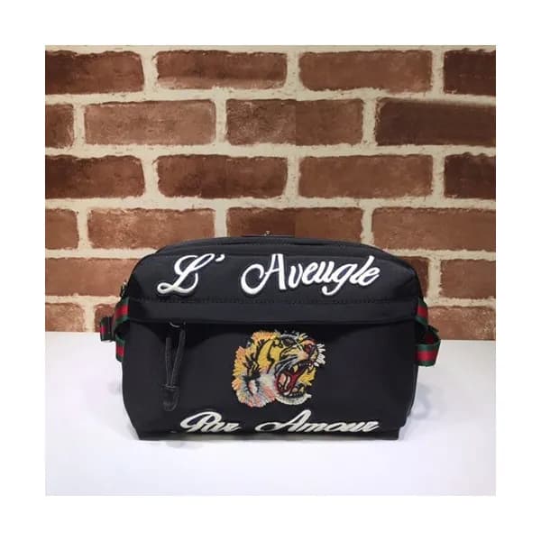 Gucci 2020 Canvas Belt Bag,27CM - 구찌 2020 남여공용 캔버스… - 1