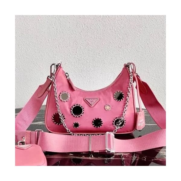 Prada 2020 Hobo Shoulder Bag,22CM - 프라다 2020 호보 숄더… - 1