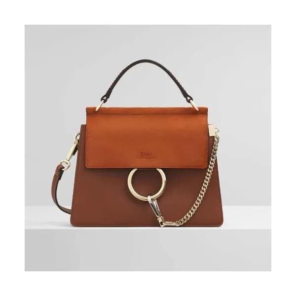 Chole 2020 Faye Leather Tote Shoulder Bag, 26cm - … - 1