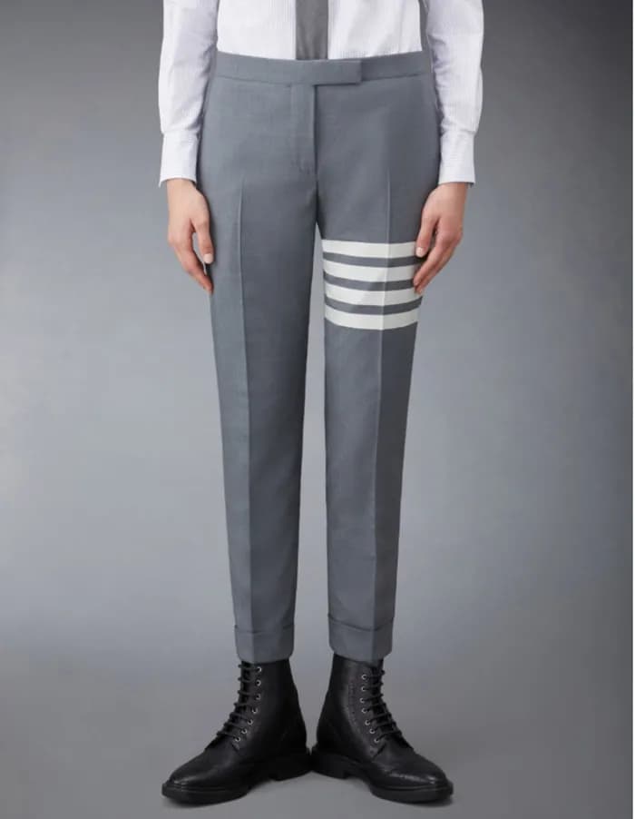 [톰브라운]Thom Browne 2023 Mens Business Cotton Slacks… - 1